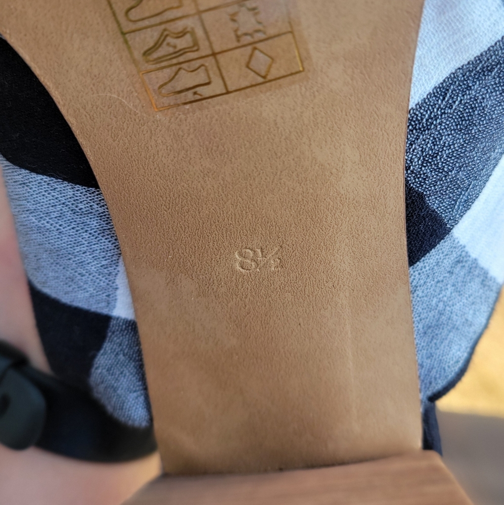 Madewell Alexandria Mule In Gingham Check - Picture 8 of 9